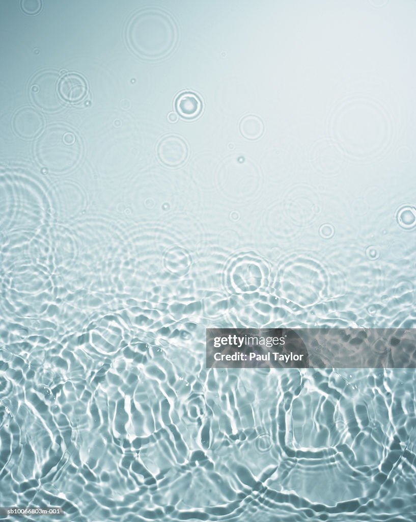 Ripples on water surface, close-up