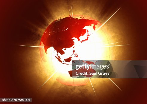 Hot Globe Exploding High-Res Vector Graphic - Getty Images