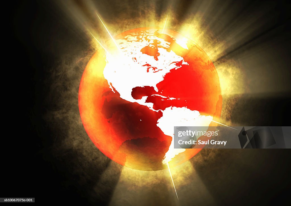 Hot Globe Exploding High-Res Vector Graphic - Getty Images