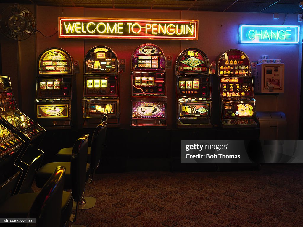 Row of slot machine