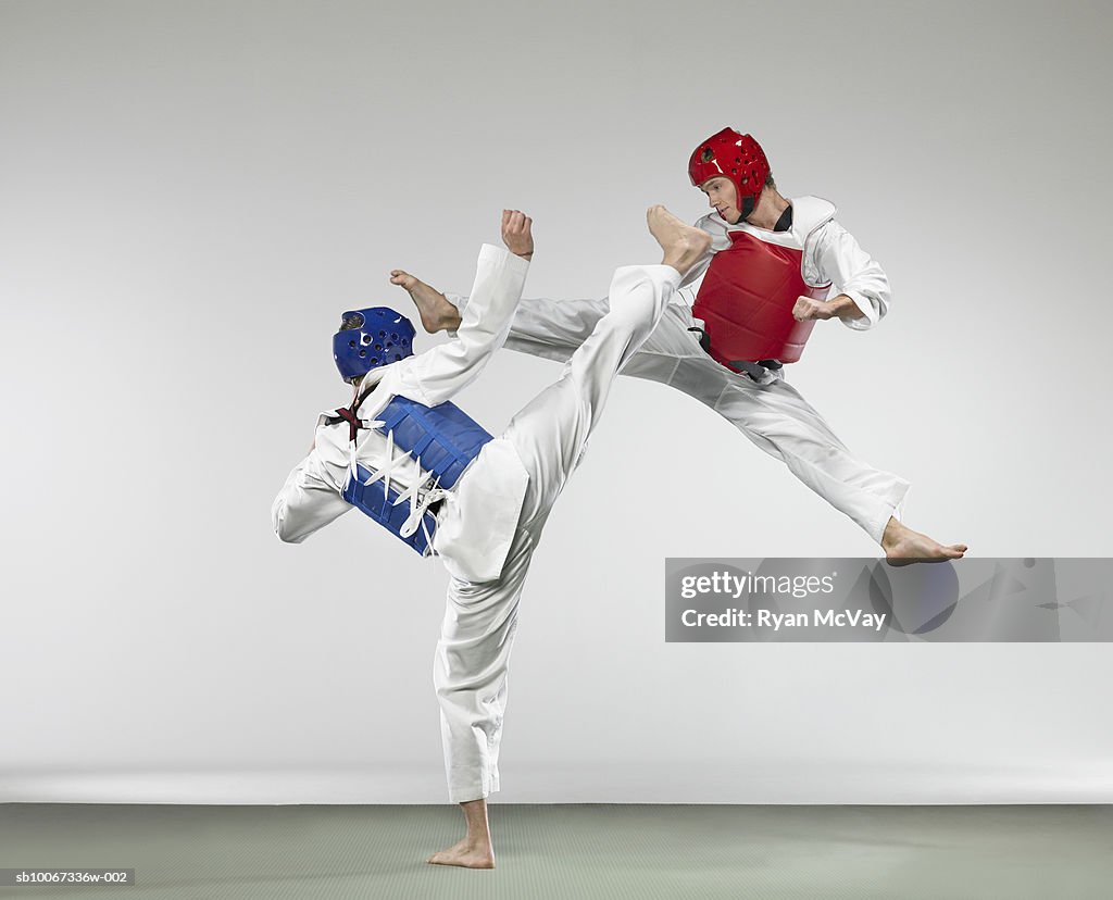 Tae Kwon Do Players Fighting High Res Stock Photo Getty Images tae-kwon-do-players-fighting-high-res-stock-photo-getty-images
