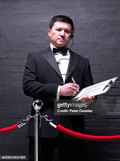 Security Bouncer Rope 85 Bouncer Red Rope Stock Photos, High-Res Pictures, and Images - Getty ...