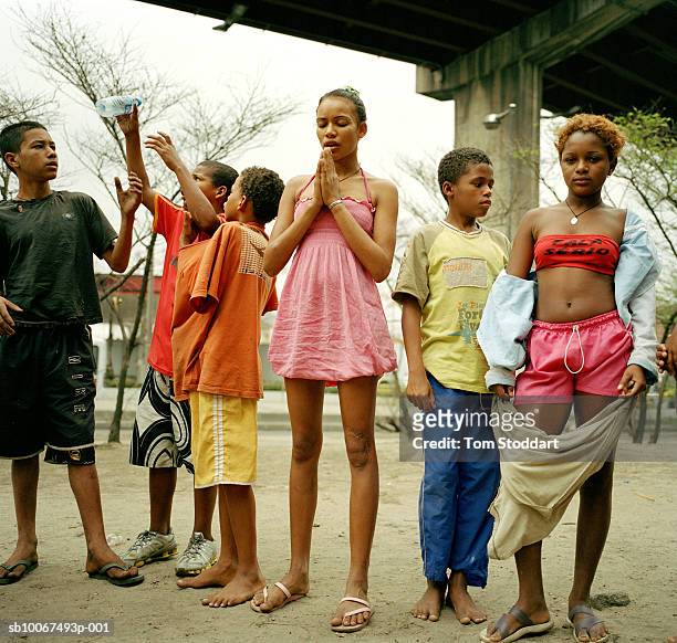 Street children in the Rodoviaria district of downtown Rio De... News Photo  - Getty Images