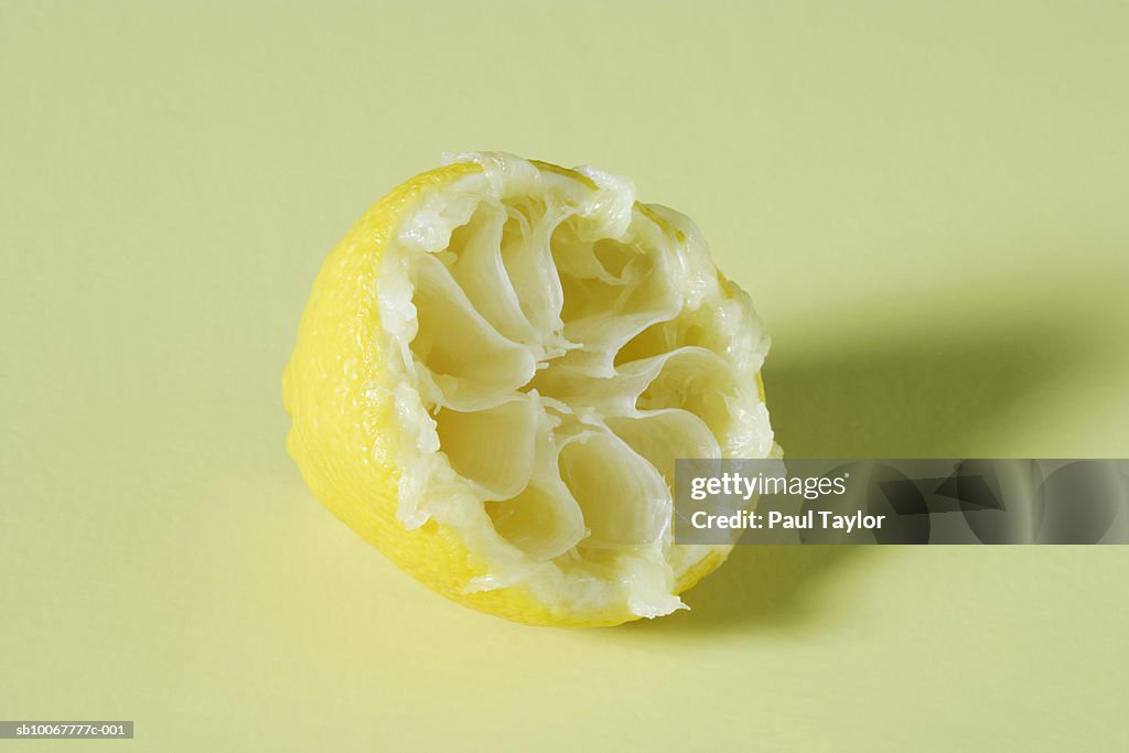 Squeezed lemon