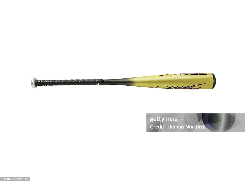 Baseball bat on white background