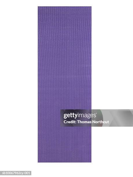 yoga mat, studio shot - mat stock-fotos und bilder