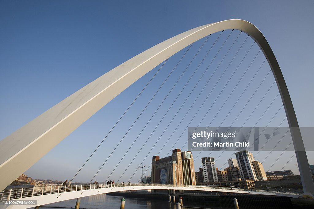 England, Northumberland, Newcastle, Millennium Footbridge