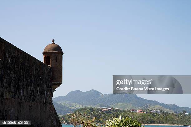 dominican republic, puerto plata, fort san felipe, fortress rooftop - puerto plata stock pictures, royalty-free photos & images