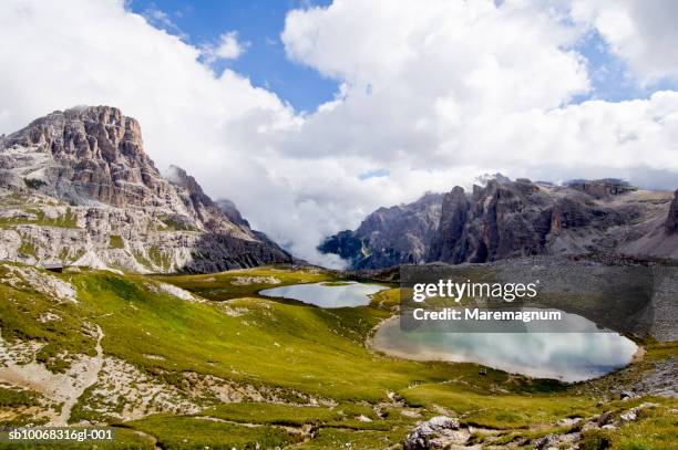italy, trentino alto adige, sesto, dolomites, tre cime di lavaredo - sesto stock pictures, royalty-free photos & images