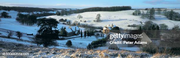 uk, gloucestershire, valley near stroud - stroud gloucestershire stock pictures, royalty-free photos & images