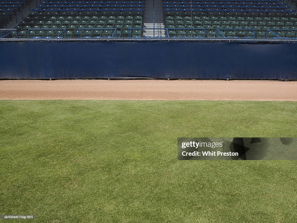 Empty baseball field