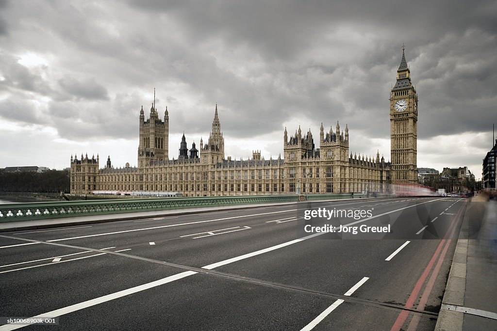 UK, London, Houses of Parliament, Westminster Bridge