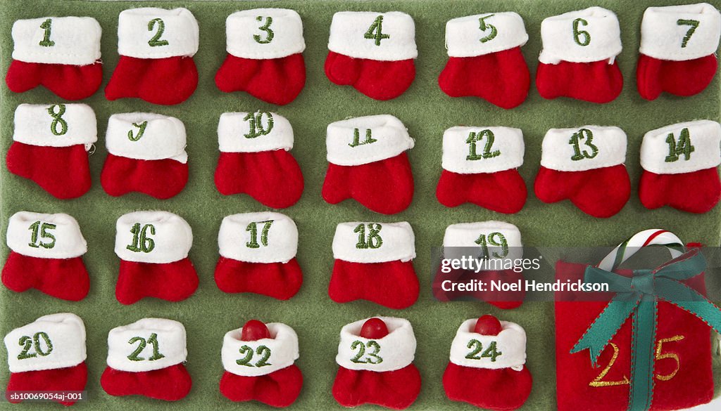 Felt advent calendar