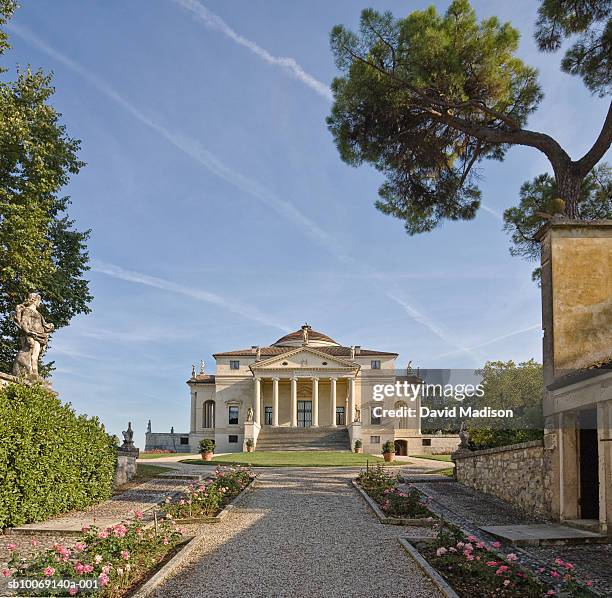 italy, veneto, vicenza, la rotonda - italian villa stock pictures, royalty-free photos & images