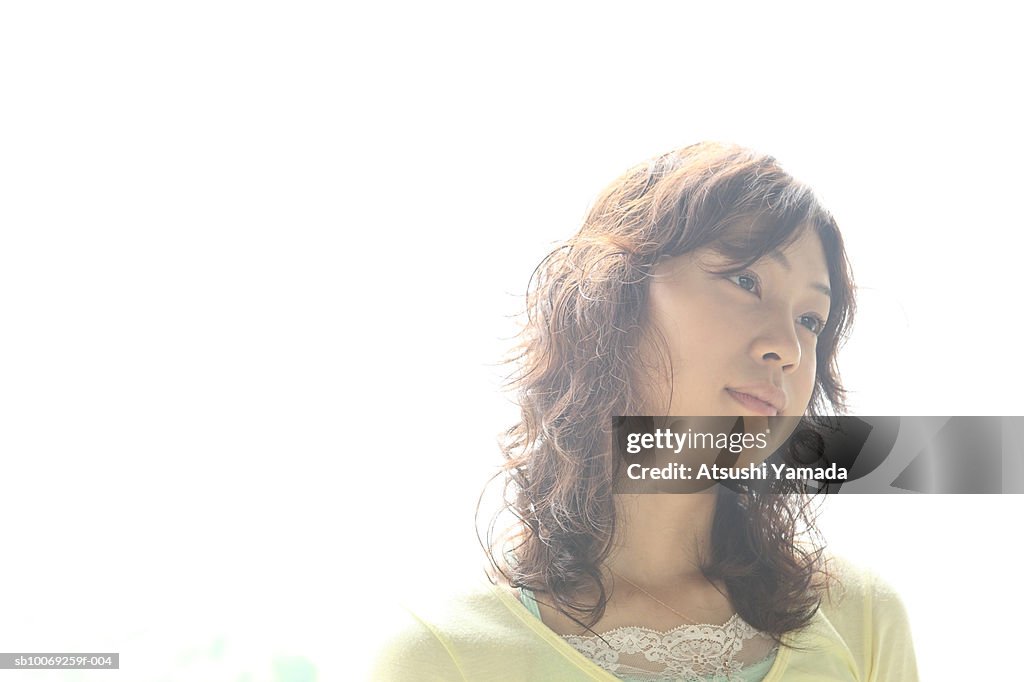 Young woman, looking away