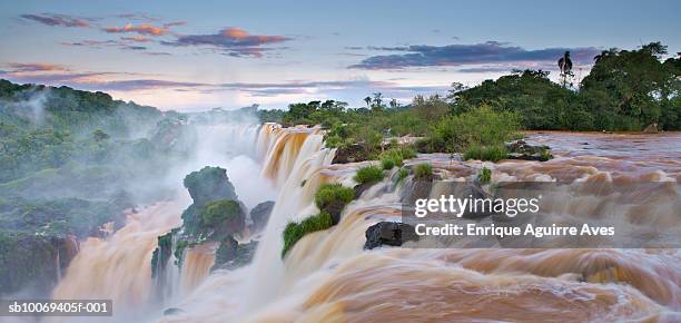 argentina, iguazu waterfalls - iguassu falls stock pictures, royalty-free photos & images