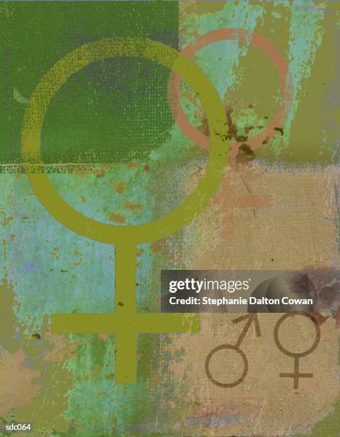 female & male symbols - male symbol stock illustrations