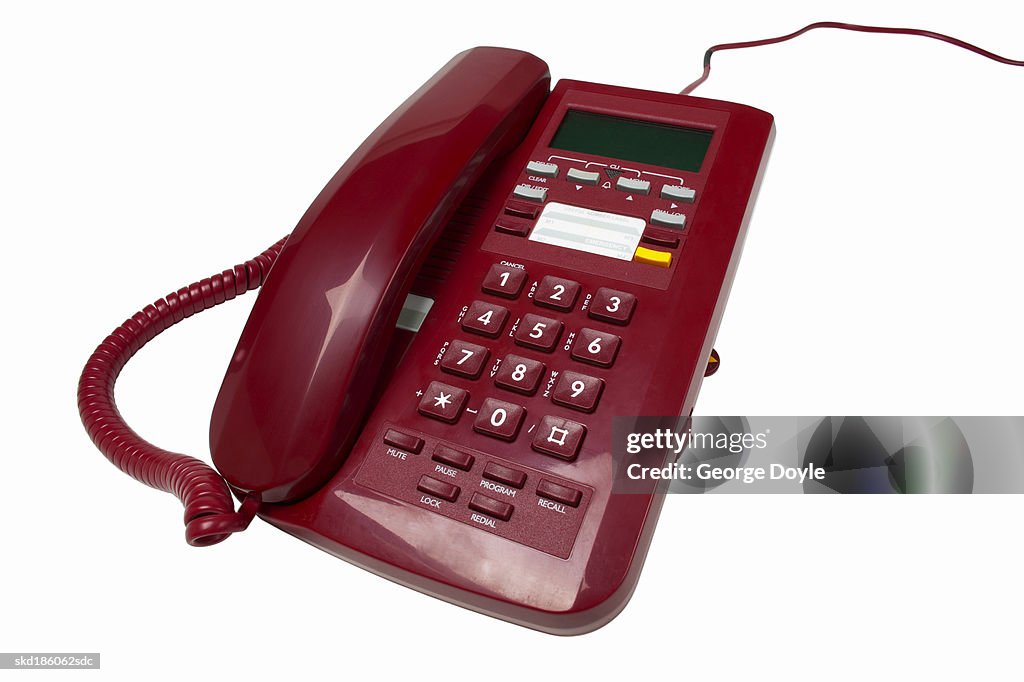 Close up of a telephone