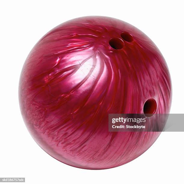 close up of a bowling ball - bowling ball on white stock pictures, royalty-free photos & images