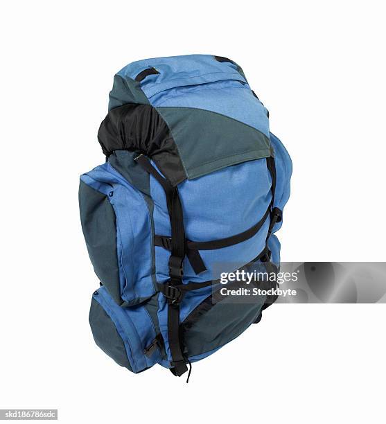 close up of a travel backpack - travel​ stock pictures, royalty-free photos & images
