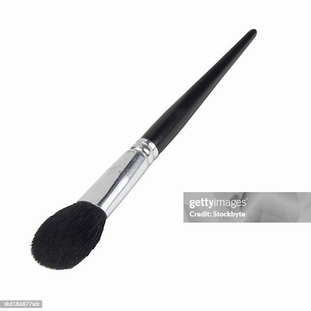 close up of a blusher brush - blusher brush stock pictures, royalty-free photos & images