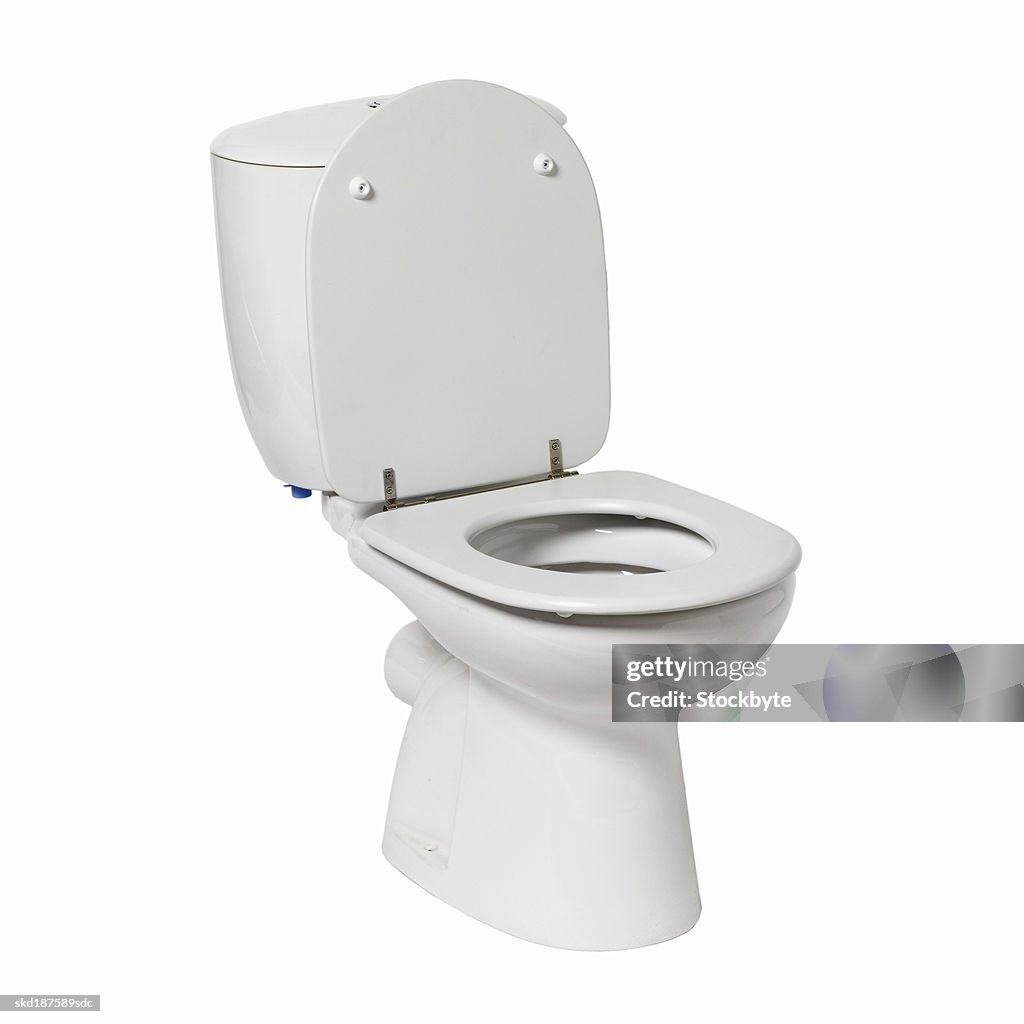 Close up of a toilet