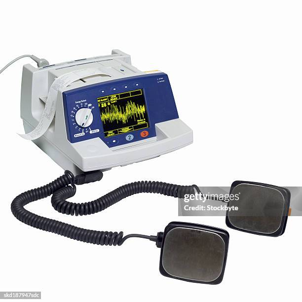 close up of a defibrillator - defibrillation stock pictures, royalty-free photos & images