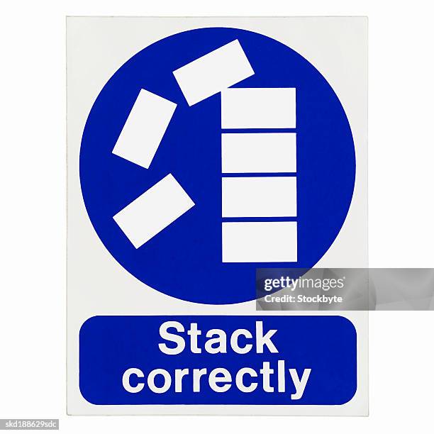 Stackging Symbol 455 Safety Signs And Symbols Stock Photos, High-Res Pictures, and ...