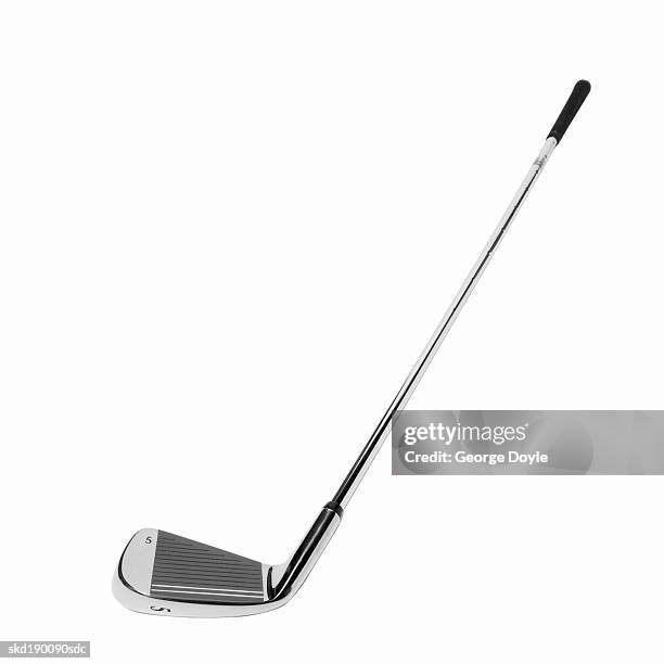 elevated view of a golf club - golf club white background stock pictures, royalty-free photos & images