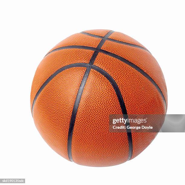 close up of a basketball - basketball close up stock-fotos und bilder