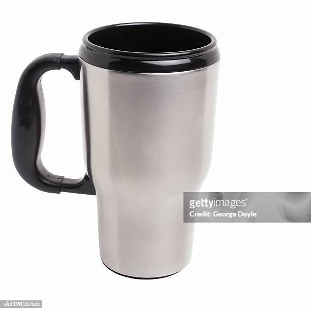 close up of a travel mug - travel​ stock pictures, royalty-free photos & images