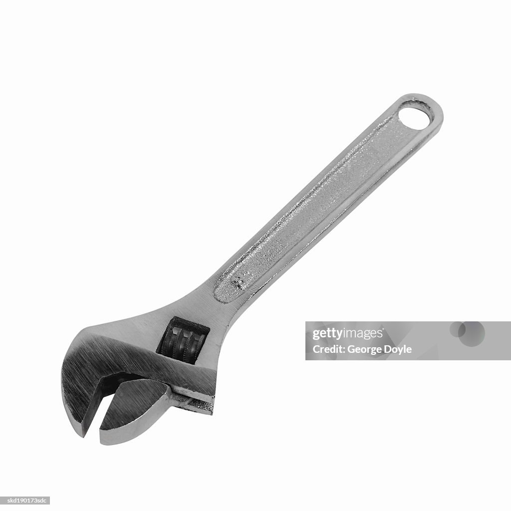 Close up of a wrench