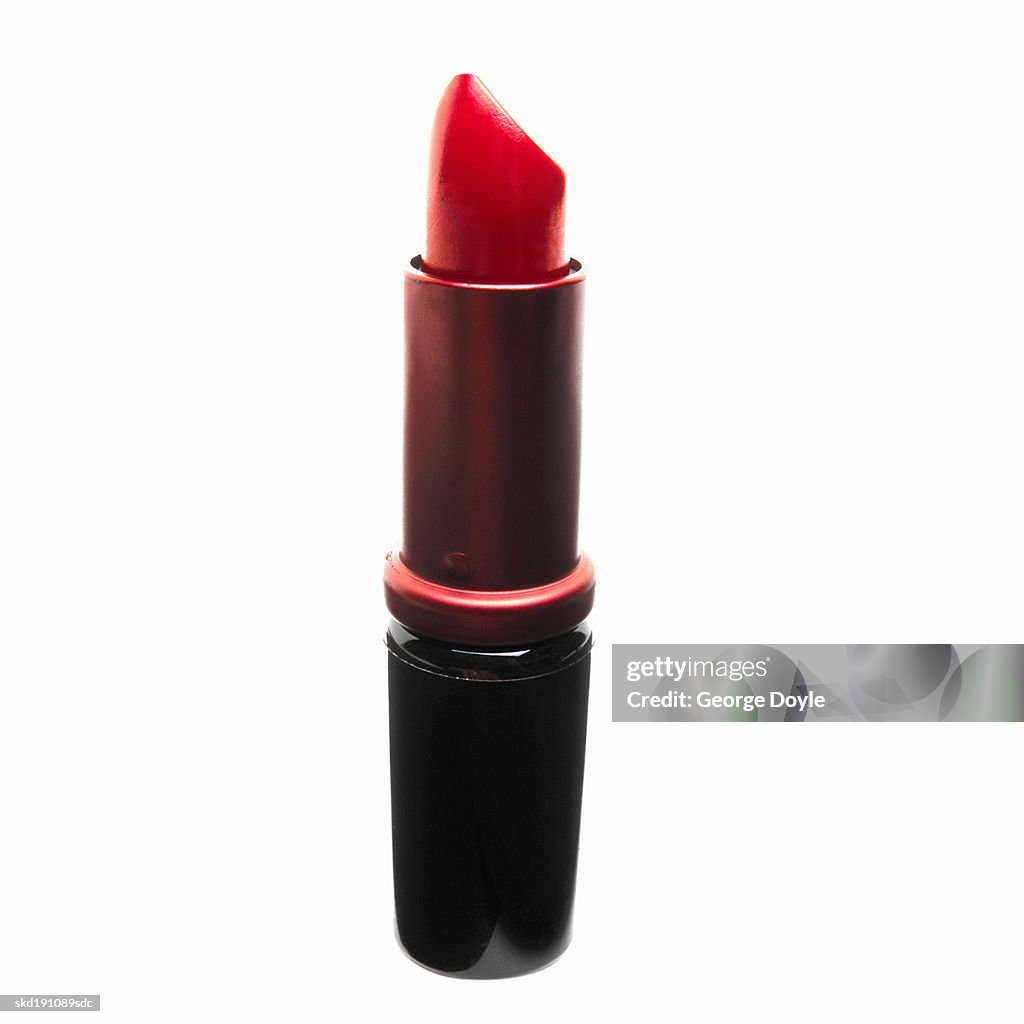 Close up of a tube of lipstick