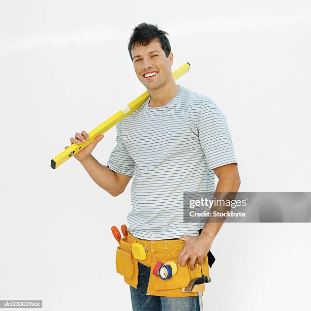 portrait of a tradesman - 25 male tradesman stock pictures, royalty-free photos & images