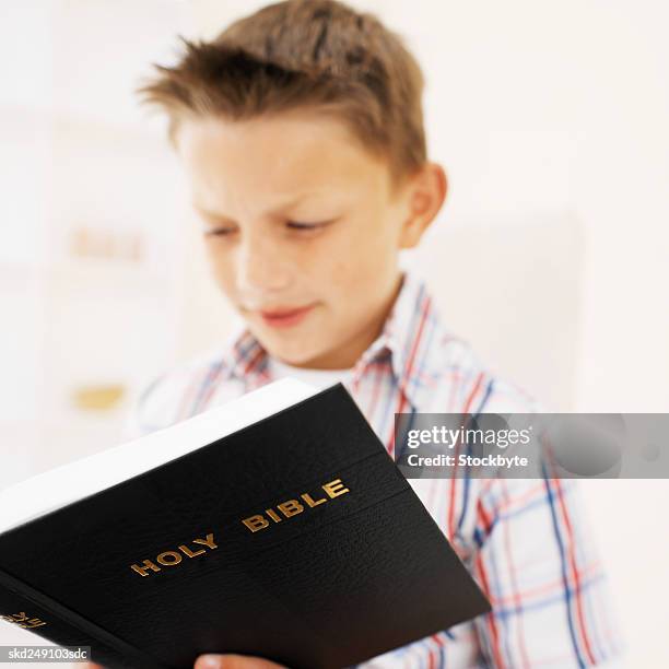 Boy Reading Scriptures Boy Reading Bible Photos and Premium High Res Pictures - Getty Images