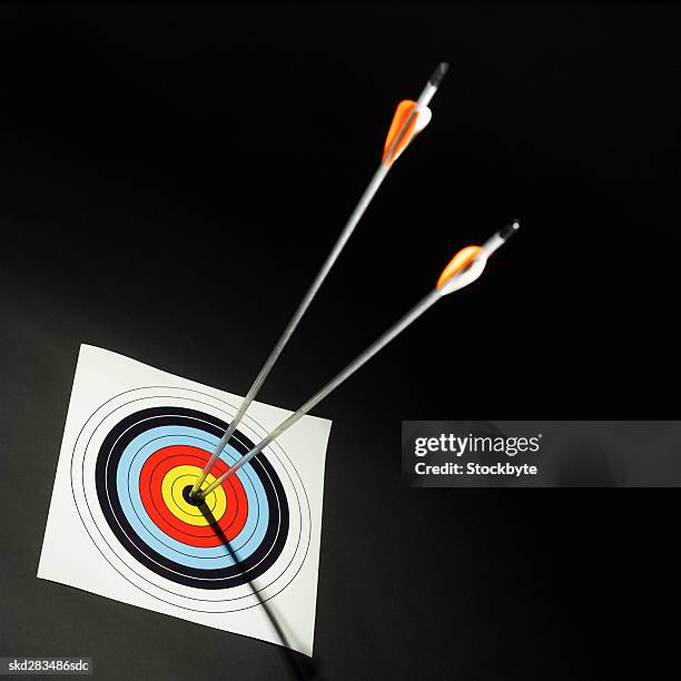 Target Two Arrow Target Two Arrows Photos and Premium High Res Pictures - Getty Images