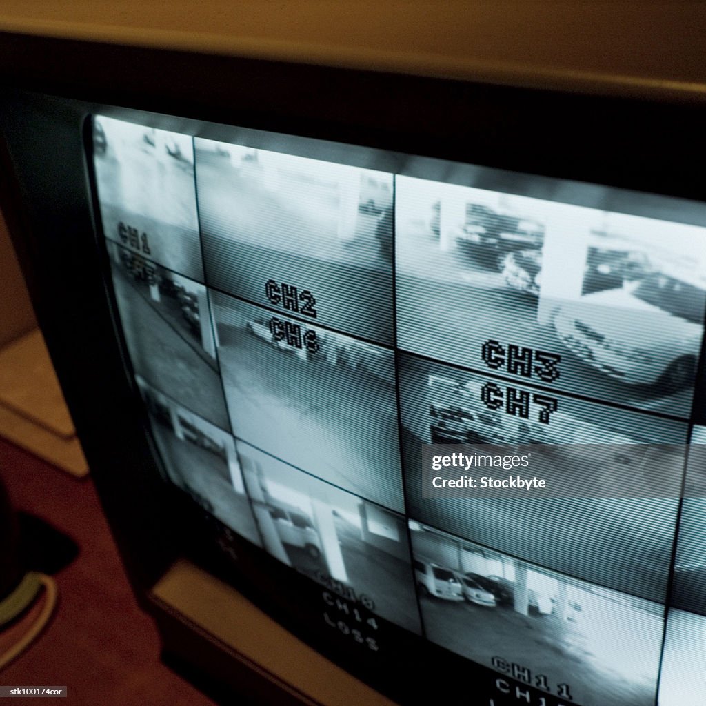Split Screen Camera Sample Split Screen View Of Surveillance Cameras High-Res Stock Photo - Getty ...