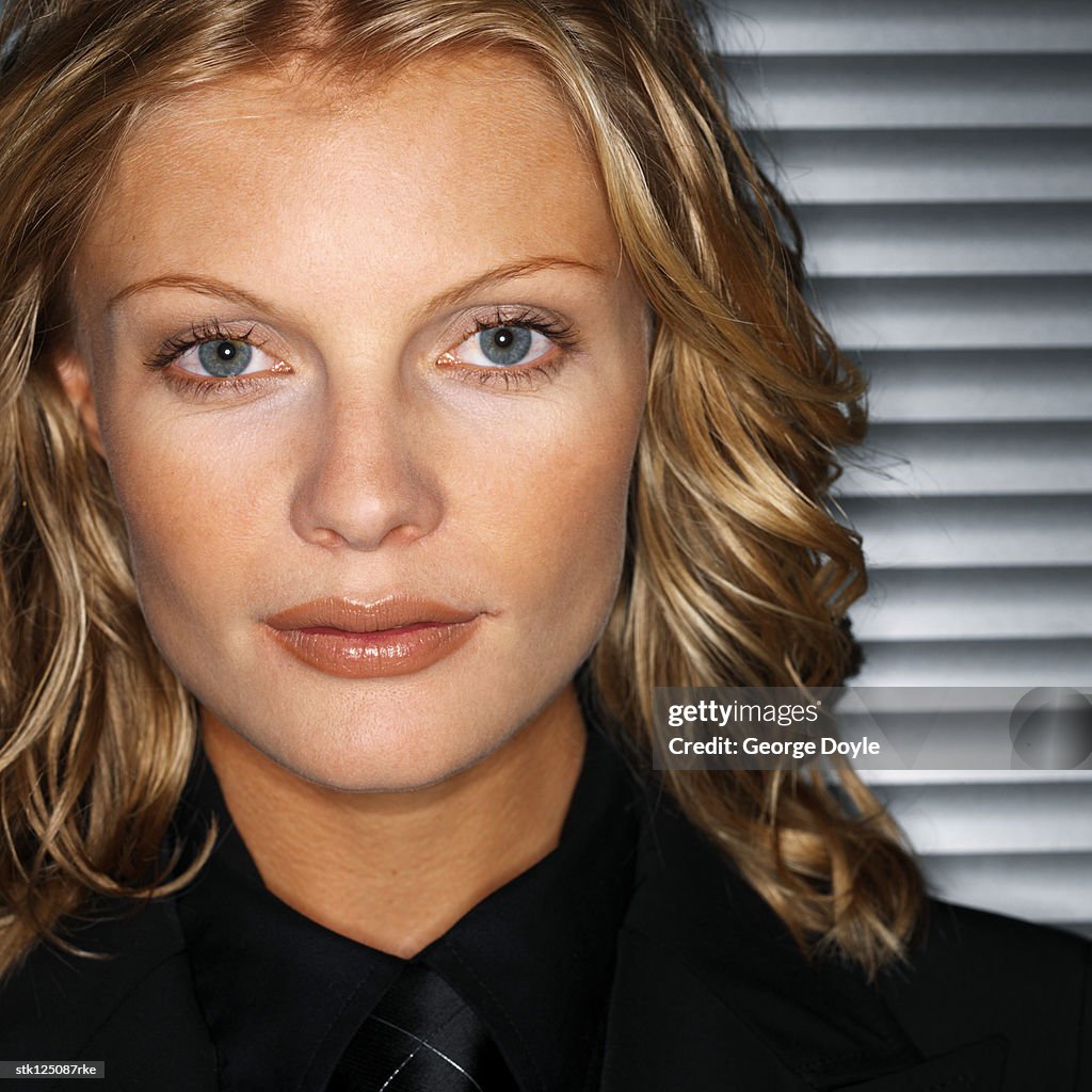 Close-up of a young woman's face