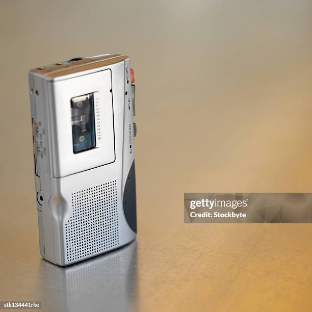 close up of a dictaphone - dictaphone stock pictures, royalty-free photos & images