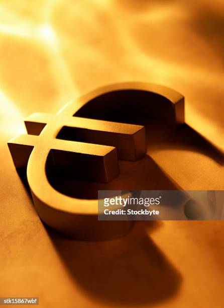 close-up of the symbol of the euro - pharrell williams of n e r d sighting in new york ctiy stockfoto's en -beelden