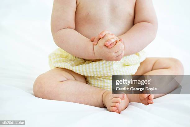 low section close up of a baby (12-18 months) - only baby girls stock pictures, royalty-free photos & images