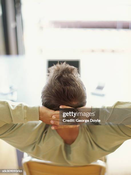 109 Man Rear View Head Brunette Stock Photos, High-Res Pictures, and ...