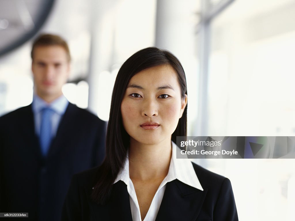 Portrait of a businesswoman standing in an office