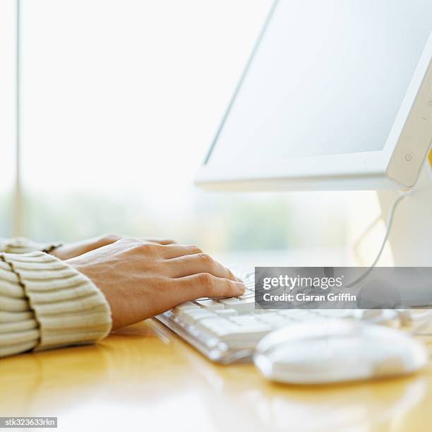 User Typing Computer 311 Brown Hands Typing Stock Photos, High-Res Pictures, and Images ...