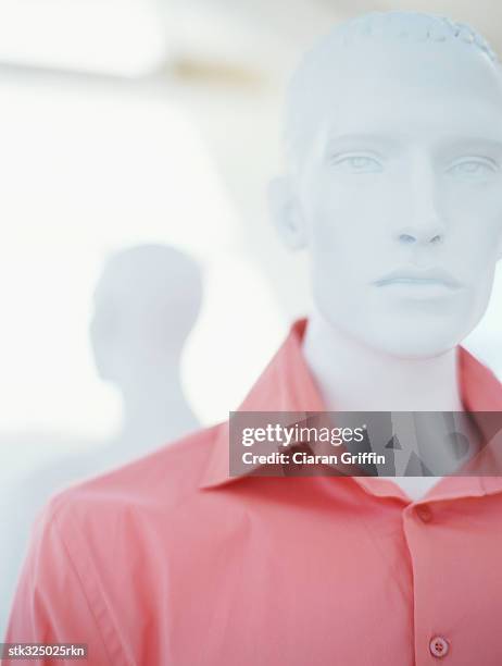 close-up of a mannequin in a store - retail equipment stock pictures, royalty-free photos & images