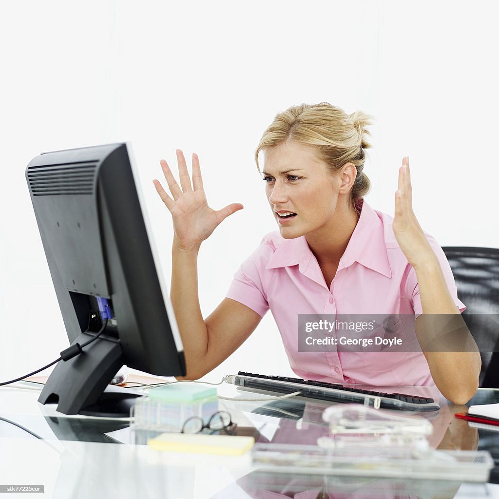 Frustrated Office Worker High-Res Stock Photo - Getty Images