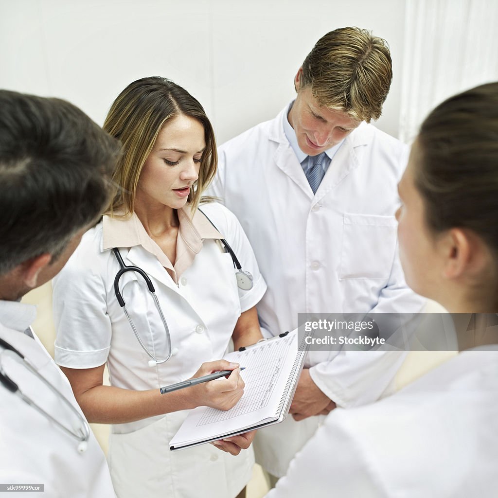 Portrait of a group of medical personnel