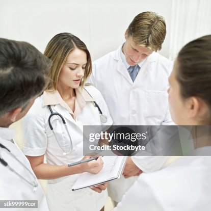 Portrait of a group of medical personnel Portrait of a group of medical personnel