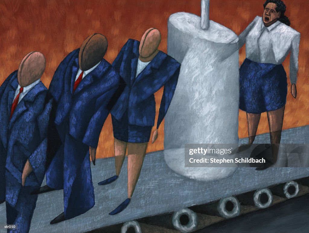 People on Conveyor Belt