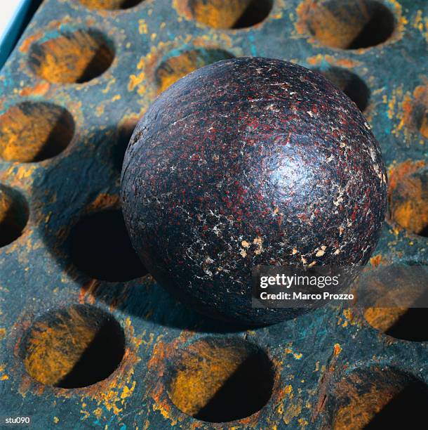 big ball in small hole - marco stock pictures, royalty-free photos & images